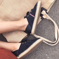 ESPADRILLES BLEUES MARINE TOMMY HILFIGER