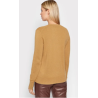 Pull Wool Cashmere Marron Regular Fit T.H