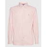 CHEMISE COUPE STANDARD 1985 COLLECTION TH FLEX ROSE/BLANC TOMMY HILFIGER