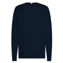 PULL COL ROND MARINE TOMMY HILFIGER