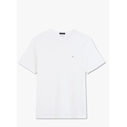 T-shirt EDEN PARK blanc col rond à manches courtes
