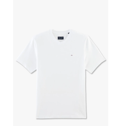 T-shirt EDEN PARK blanc col V à manches courtes