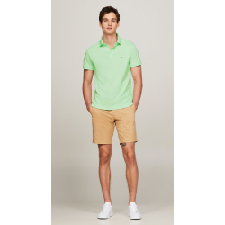 POLO VERT MENTHE TOMMY HILFIGER 1985 COLLECTION À DRAPEAU BRODÉ