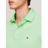 POLO VERT MENTHE TOMMY HILFIGER 1985 COLLECTION À DRAPEAU BRODÉ