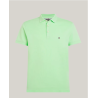 POLO VERT MENTHE TOMMY HILFIGER 1985 COLLECTION À DRAPEAU BRODÉ